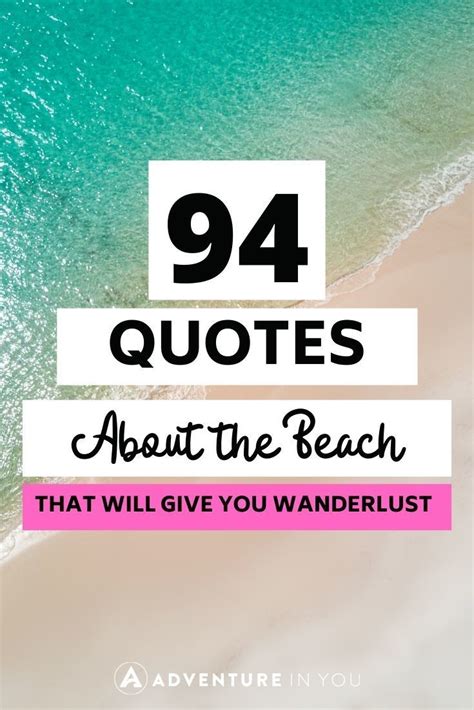 94 Beach Quotes and Beach Captions (with Photos) .